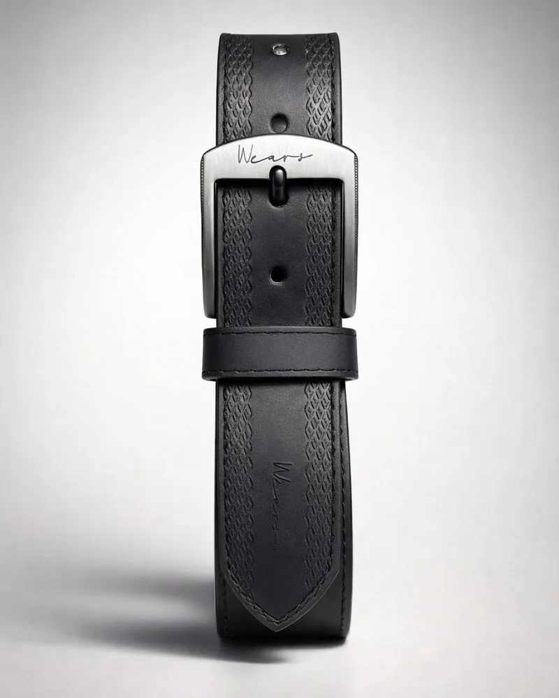 Correa Espartano Negro DS — Cueros Wears