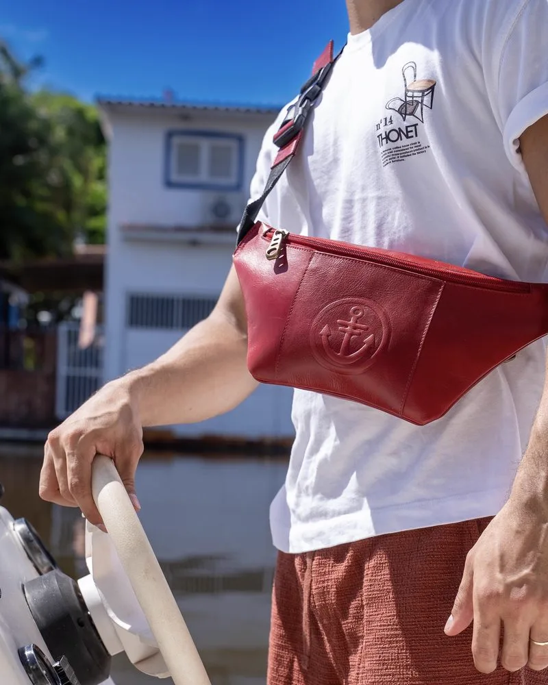 Riñonera Rojo — Cueros Wears